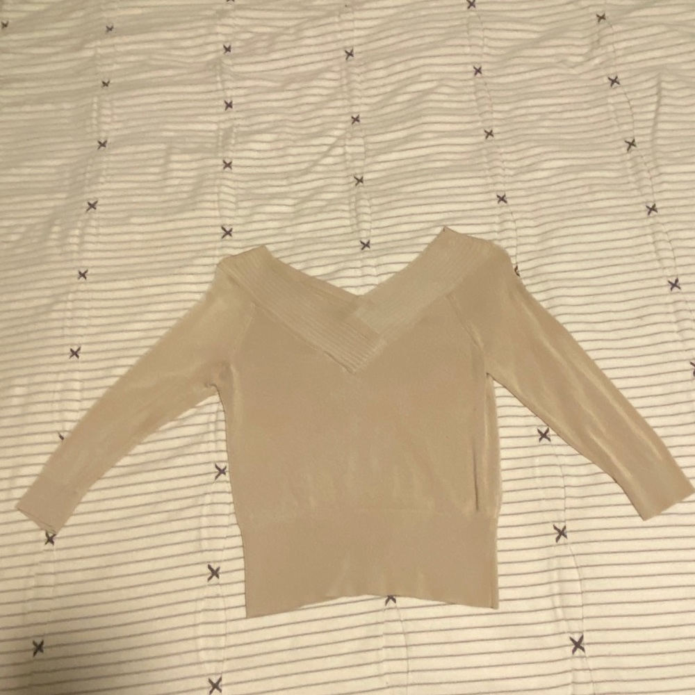 White House black market off the shoulder top
